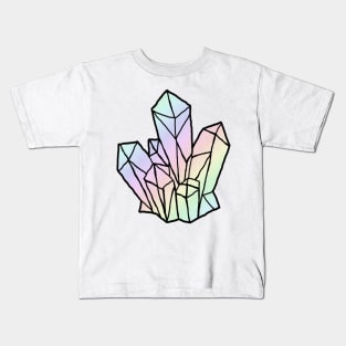 Rainbow Crystals Kids T-Shirt